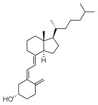Химическая формула холекальциферол (витамины D3)